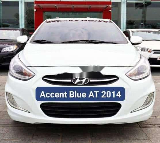 Hyundai Accent   2014 - Cần bán lại xe Hyundai Accent năm 2014, màu trắng, giá tốt