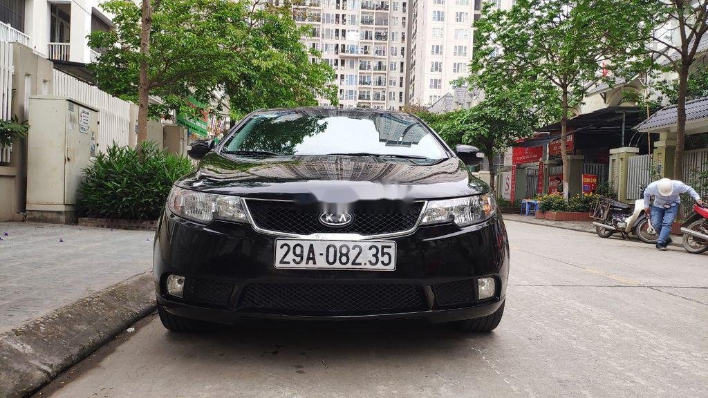 Kia Cerato   2010 - Cần bán lại xe Kia Cerato 2010, màu đen, nhập khẩu Hàn Quốc chính chủ