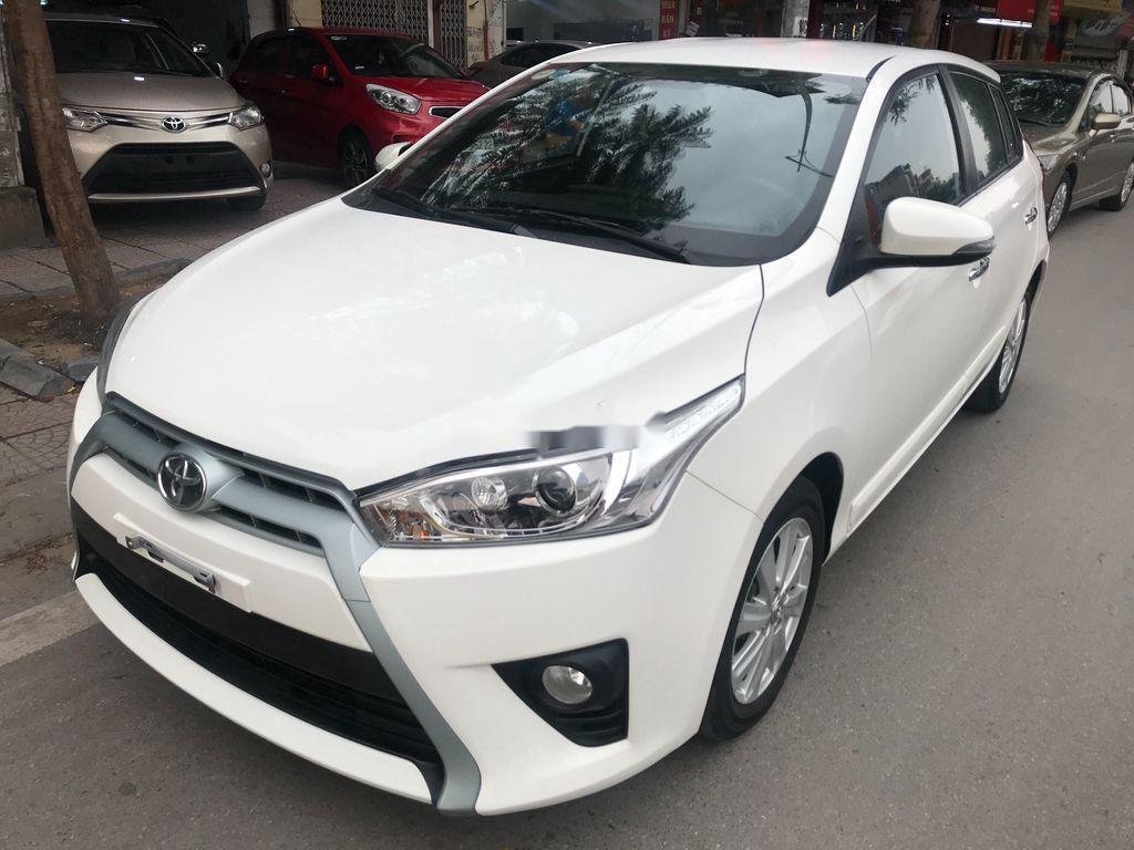 Toyota Yaris 2014 - Cần bán lại xe Toyota Yaris G đời 2014, màu trắng, nhập khẩu nguyên chiếc, 486tr