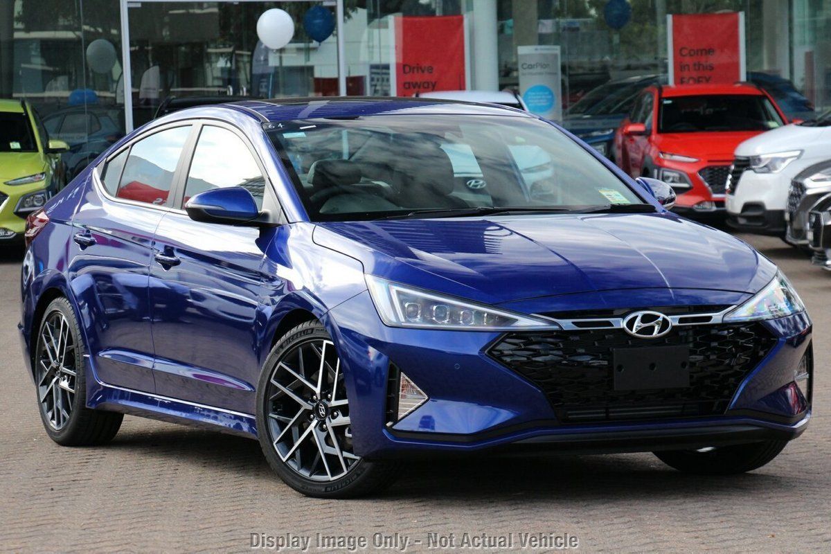 Hyundai Elantra 2019 - Hyundai Elantra 1.6 Turbo năm 2019, màu xanh, 719 triệu