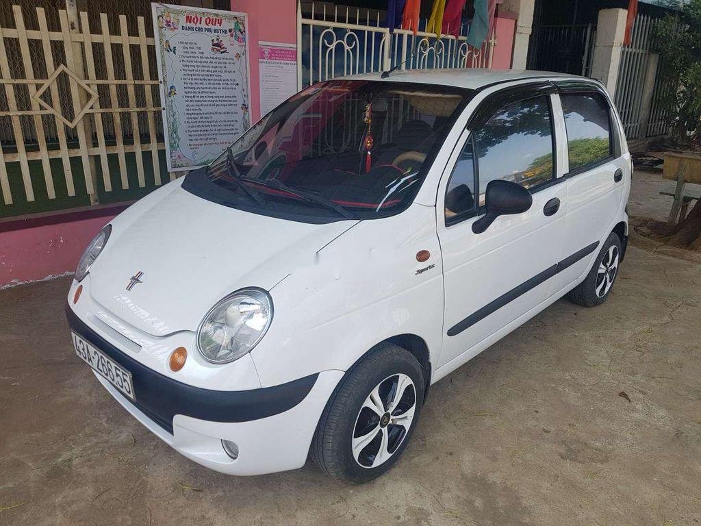 Daewoo Matiz   2005 - Bán Daewoo Matiz đời 2005, màu trắng, giá 68tr