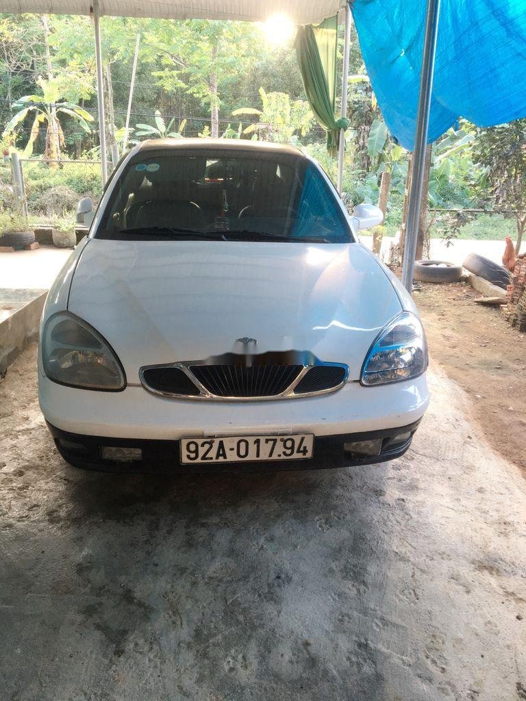 Daewoo Nubira 2002 - Bán Daewoo Nubira năm sản xuất 2002, màu trắng xe gia đình