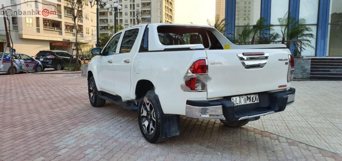 Toyota Hilux   2018 - Bán Toyota Hilux 2.8G 4x4 AT đời 2018, màu trắng, nhập khẩu 