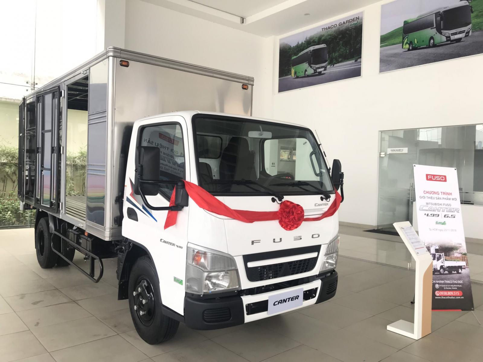 Mitsubishi Canter 4.99 2020 - Xe tải Mitsubishi Nhật Bản - Xe tải Fuso Canter4.99 tải trọng 1990 Kg/2100 Kg