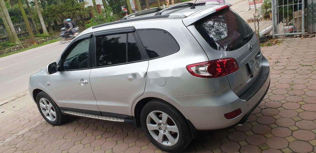 Hyundai Santa Fe   2008 - Bán Hyundai Santa Fe 2008, màu bạc, nhập khẩu Hàn Quốc 