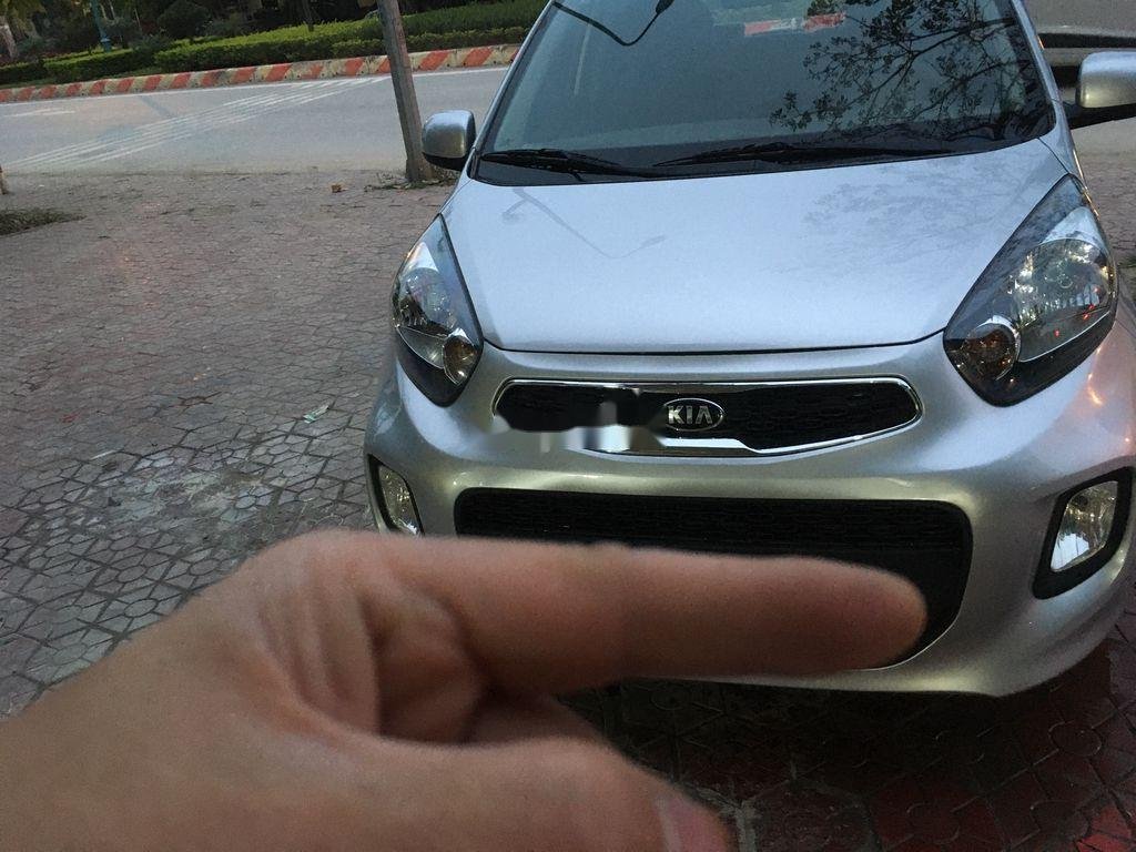 Kia Morning   2015 - Cần bán lại xe Kia Morning sản xuất 2015, màu bạc