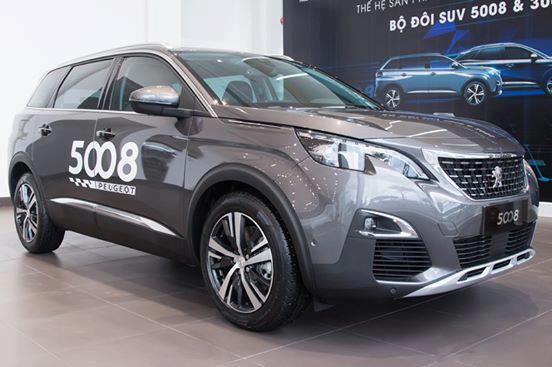 Peugeot 5008    2019 - Cần bán xe Peugeot 5008 đời 2019, màu xám