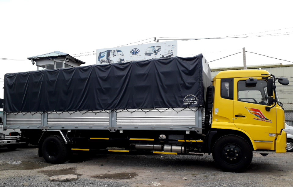 Xe tải 5 tấn - dưới 10 tấn 2019 - Xe tải Dongfeng Hoàng Huy 4 chân tải thùng 17T99