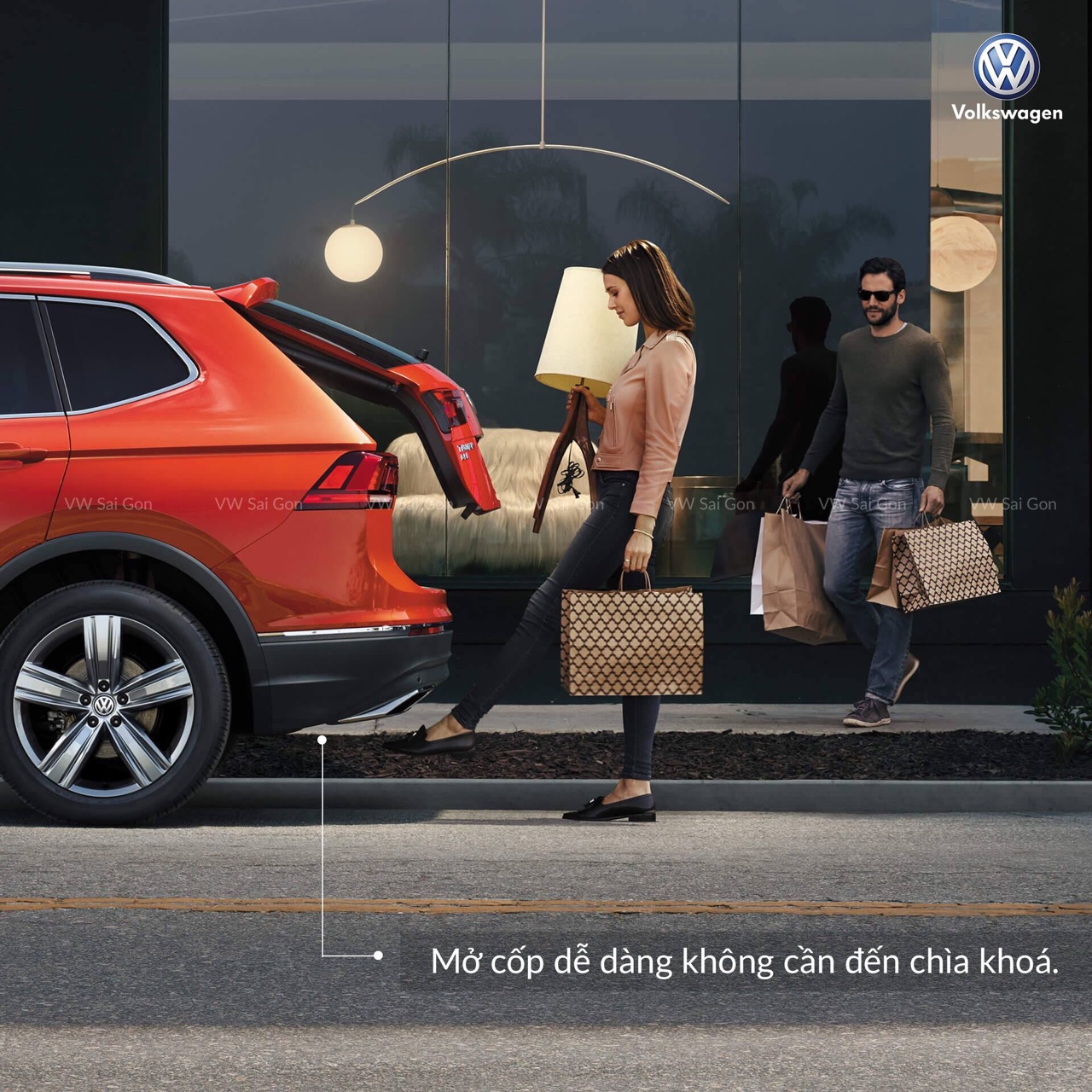 Volkswagen Tiguan Allspace 2018 - Volkswagen Tiguan Allspace, màu trắng, nhập khẩu - Tặng ngay 207tr tiền mặt