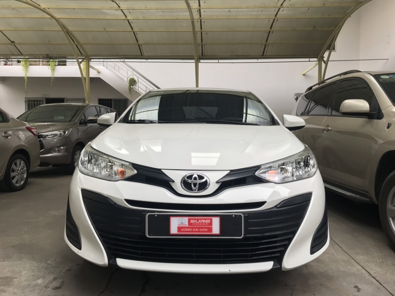 Toyota Vios 1.5 CVT 2018 - Bán ô tô Toyota Vios 1.5 CVT đời 2018, màu trắng - cam kết chất lượng