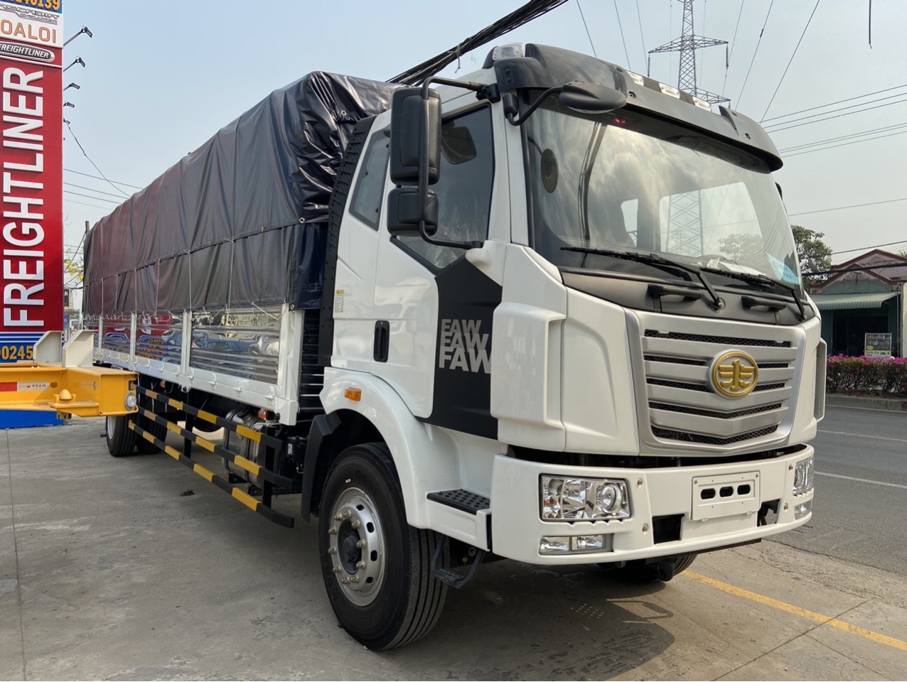 Xe tải Xetải khác 2020 - Giá xe tải faw 8 tấn thùng dài 9m7 chuyên chở pallet hàng cồng kềnh