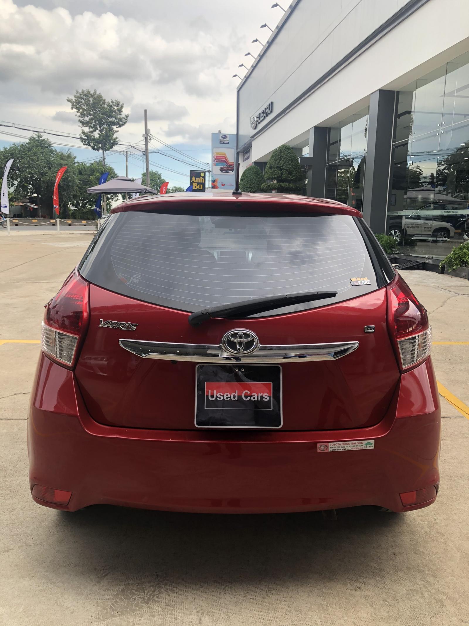 Toyota Yaris G 2015 - Bán Toyota Yaris G sản xuất 2015, màu đỏ, xe nhập