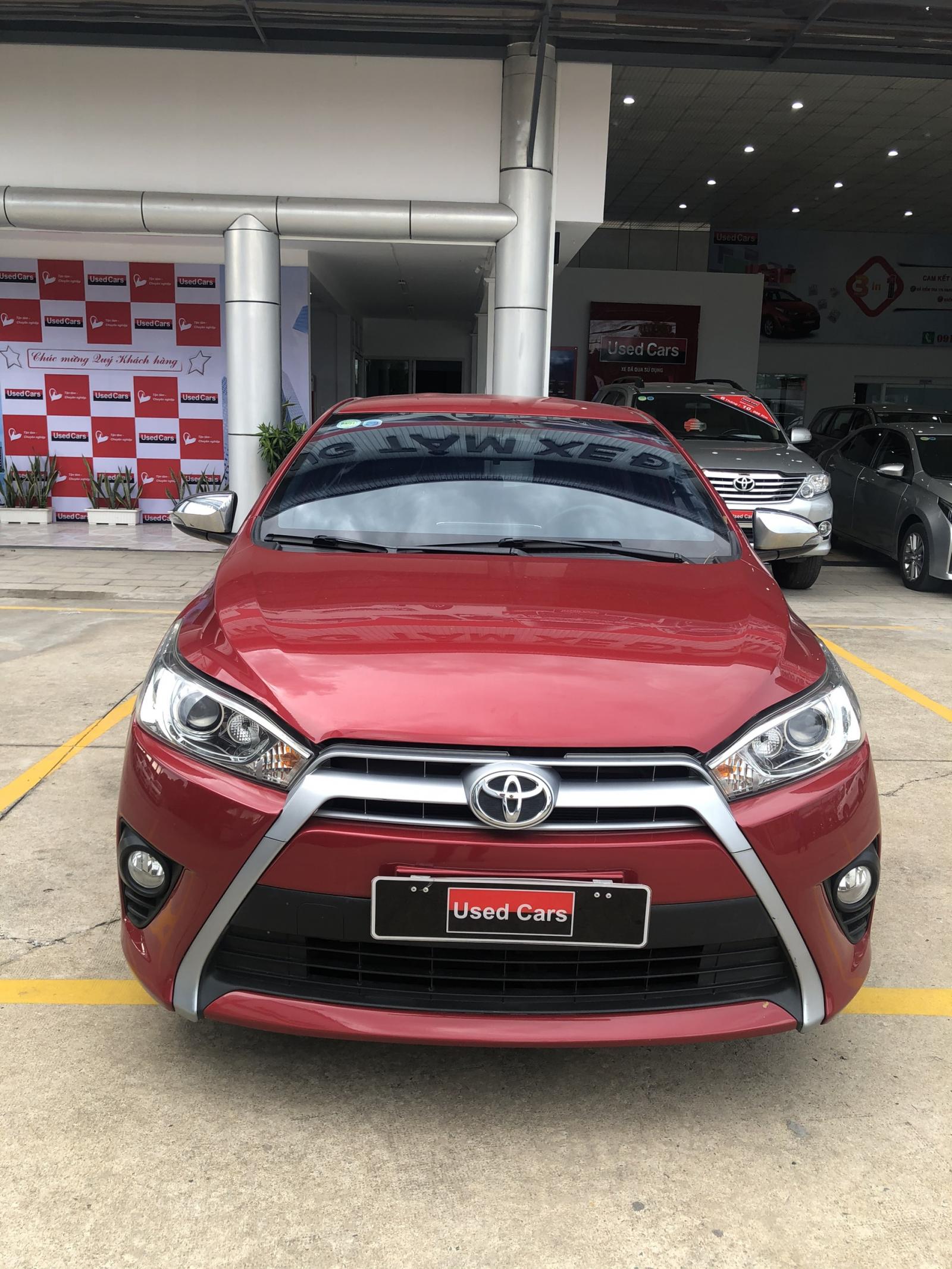 Toyota Yaris G 2015 - Cần bán lại xe Toyota Yaris G năm 2015, màu đỏ, nhập khẩu, chính chủ