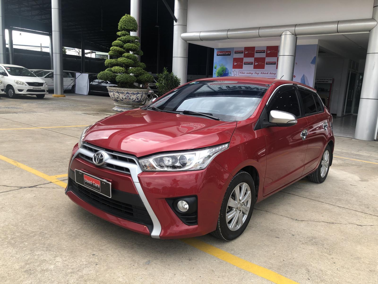 Toyota Yaris G 2015 - Cần bán xe Toyota Yaris G đời 2015, màu đỏ, nhập khẩu chính hãng, 530 triệu giá giảm nhiều ạ