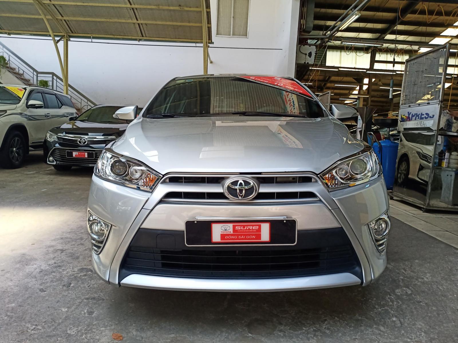 Toyota Yaris 1.3G 2016 - Cần bán lại xe Toyota Yaris 1.3G đời 2016, màu bạc, nhập khẩu, 540 triệu