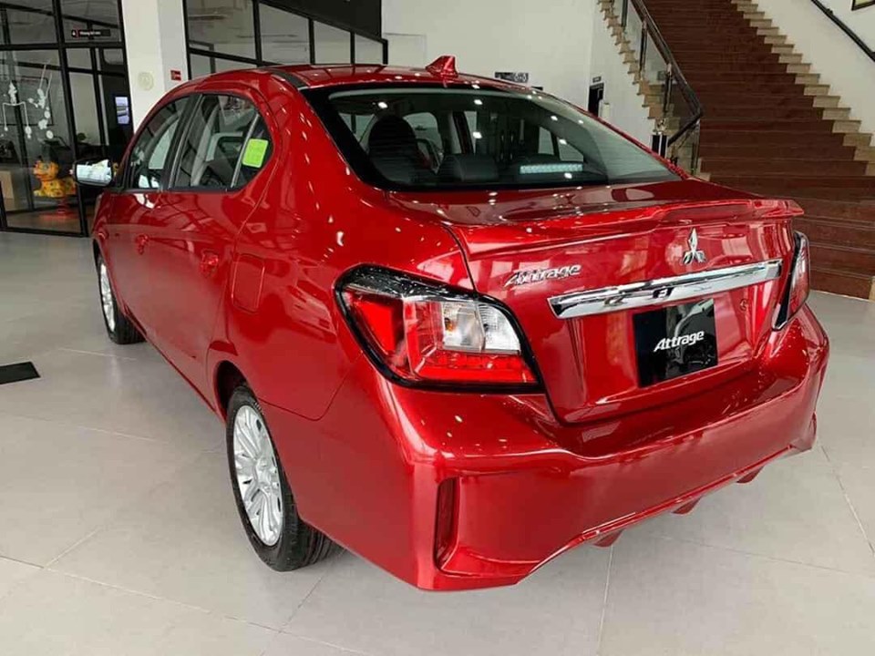 Mitsubishi Attrage 1.2 CVT 2020 - Cần bán Mitsubishi Attrage 1.2 CVT đời 2020, màu đỏ, nhập khẩu chính hãng, giá chỉ 460 triệu