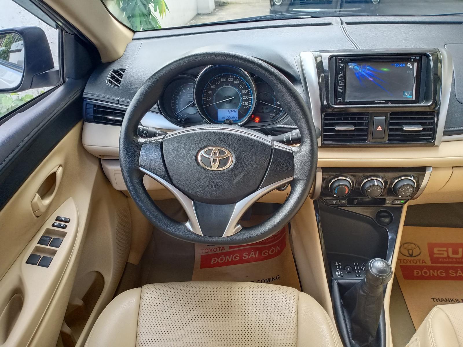 Toyota Vios 1.5E 2016 - Cần bán xe Toyota Vios 1.5E năm 2016, màu bạc, giá giảm sâu