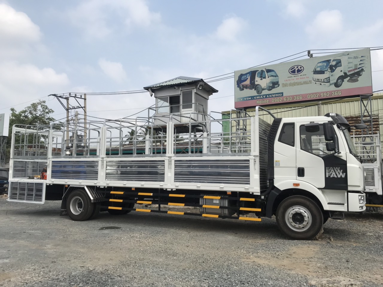 Xe tải 5 tấn - dưới 10 tấn 2019 - Xe tải Faw 8 tấn thùng dài, Faw thùng kín