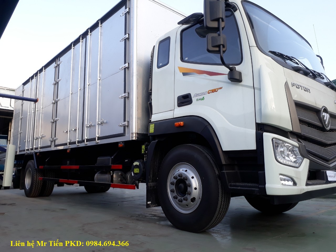 Thaco AUMAN 2020 - Xe tải Thaco Auman C160 tải 9.3 tấn thùng 7.4m máy Cusmin đóng các loại thùng lửng, mui bạt, cánh rơi, kín mở 4 cửa hông
