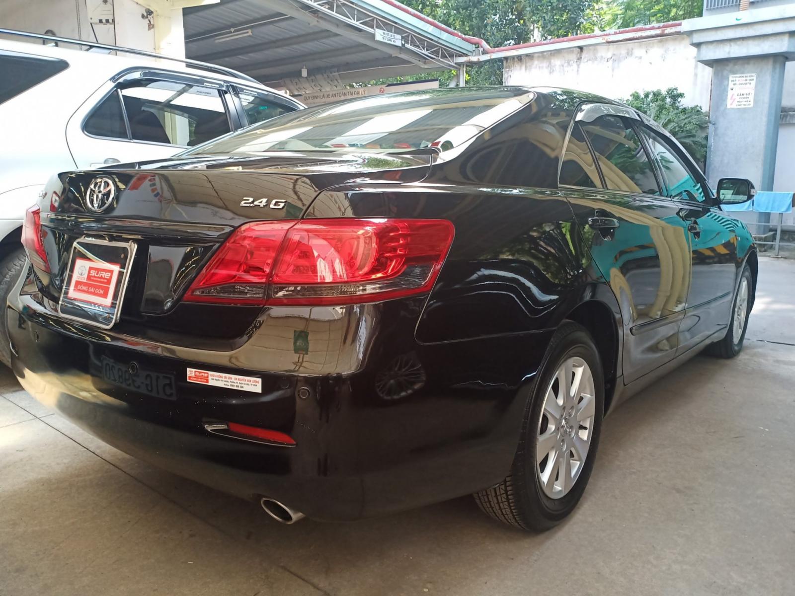 Toyota Camry 2.4G 2007 - Xe Toyota Camry 2.4G sản xuất 2007, màu đen, 490 triệu