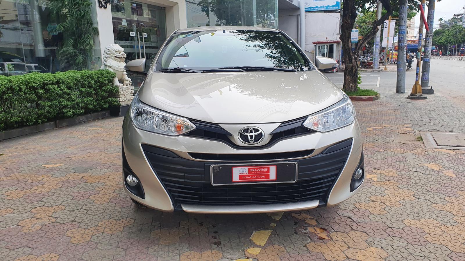 Toyota Vios E CVT 2019 - Bán xe Toyota Vios E CVT đời 2019, màu nâu, 530 triệu