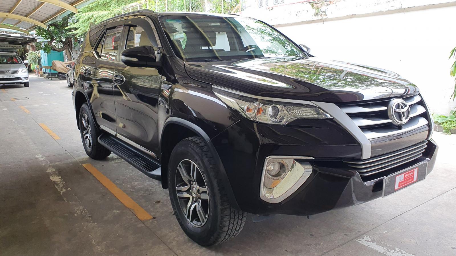 Toyota Fortuner 2.4G 2017 - Bán xe Toyota Fortuner 2.4G đời 2017, màu nâu, nhập khẩu chính hãng, biển SG 9 nút (Giá Fix đẹp)