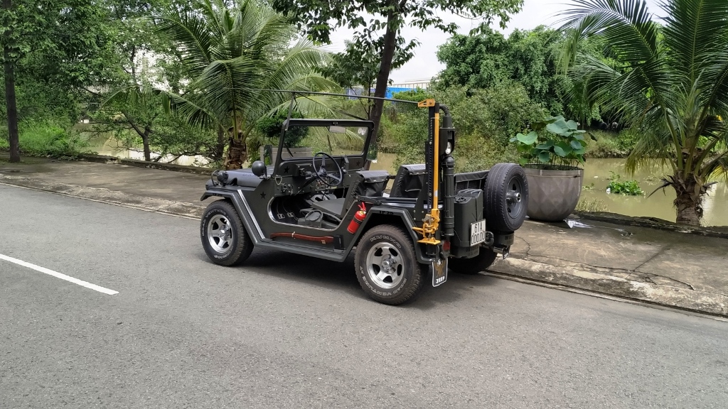 Jeep 1970 - HCM - Bán Jeep lùn A2, máy xăng, bánh béo