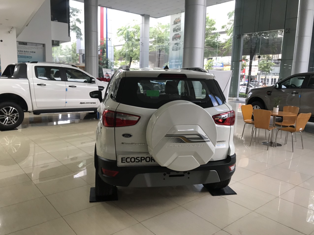Ford EcoSport 1.0AT Titanium 2020 - Bán xe Ford EcoSport 1.0AT Titanium 2020, màu trắng