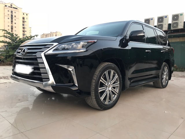 Lexus LX 570 2019 - Bán Xe Lexus LX570 sản xuất 2019 màu đen, nội thất nâu da bò, siêu mới đi hơn 8000km không khác gì xe mới