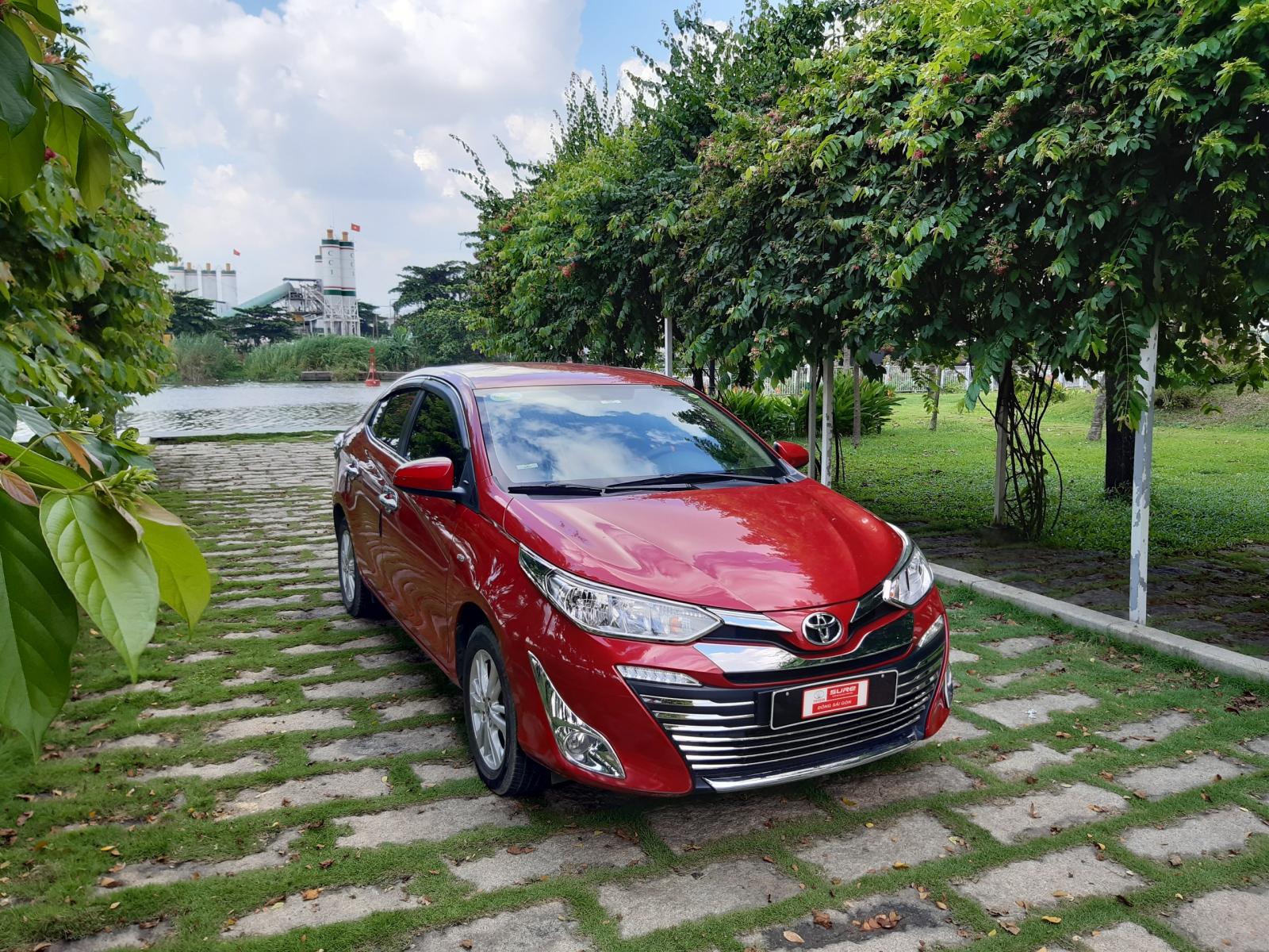 Toyota Vios 1.5E 2018 - Cần bán lại xe Toyota Vios 1.5E sản xuất 2018, màu đỏ