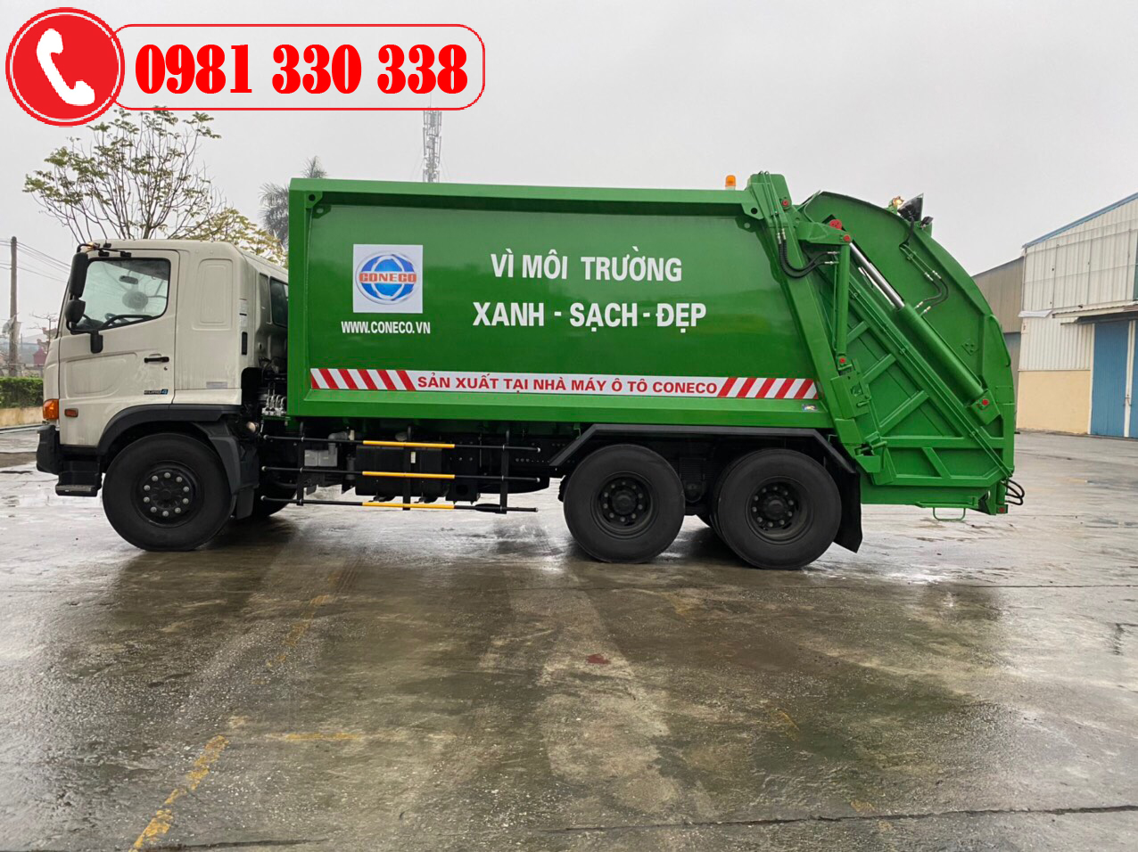 Xe tải Trên 10 tấn 2020 - Xe chở rác, ép rác 22 khối Hino