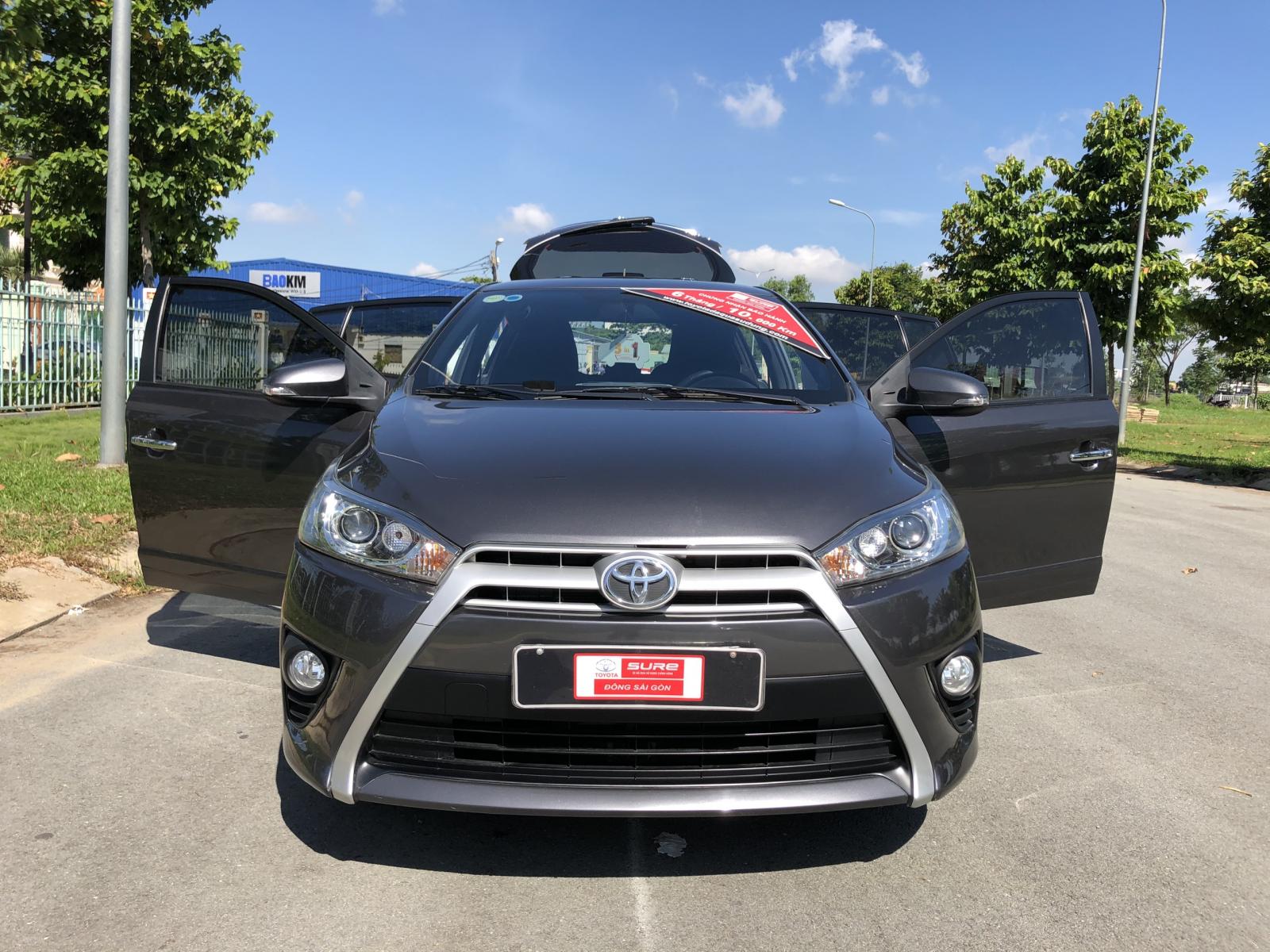 Toyota Yaris G 2015 - Xe Toyota Yaris G đời 2015, màu xám, nhập khẩu nguyên chiếc, giá tốt