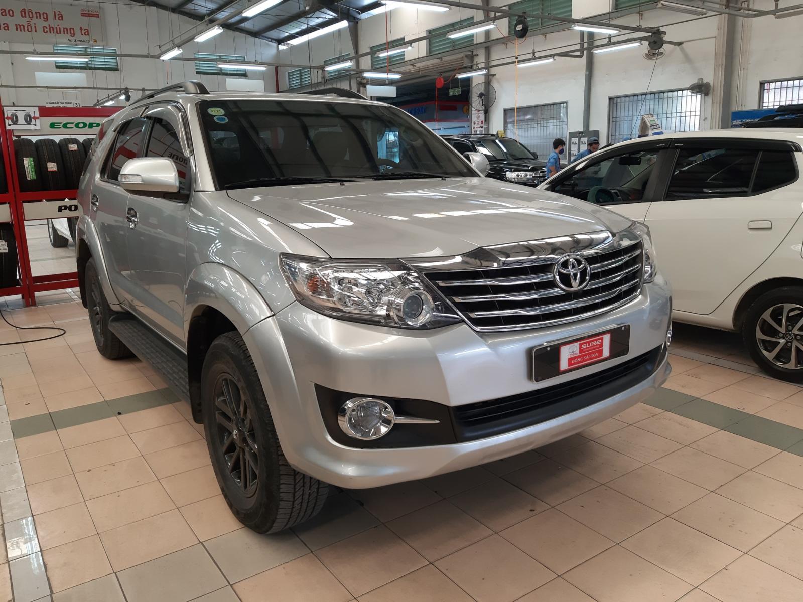 Toyota Fortuner V 2016 - Bán xe Toyota Fortuner V 2016, màu bạc