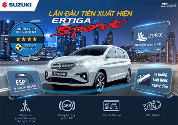 Suzuki Ertiga SPORT 2020 - Bán ô tô Suzuki Ertiga Sport đời 2020, nhập khẩu chính hãng, giá cạnh tranh