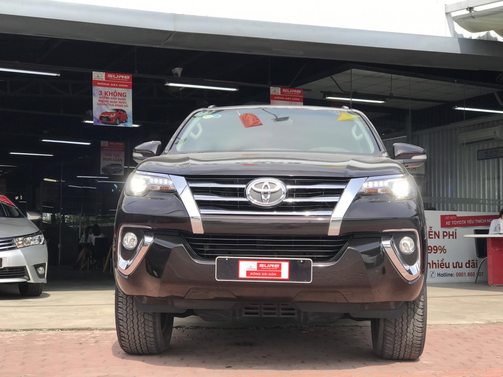 Toyota Fortuner V 2017 - Bán Toyota Fortuner V đời 2017, 4x4  màu nâu, nhập khẩu nguyên chiếc -Giá cực sốc