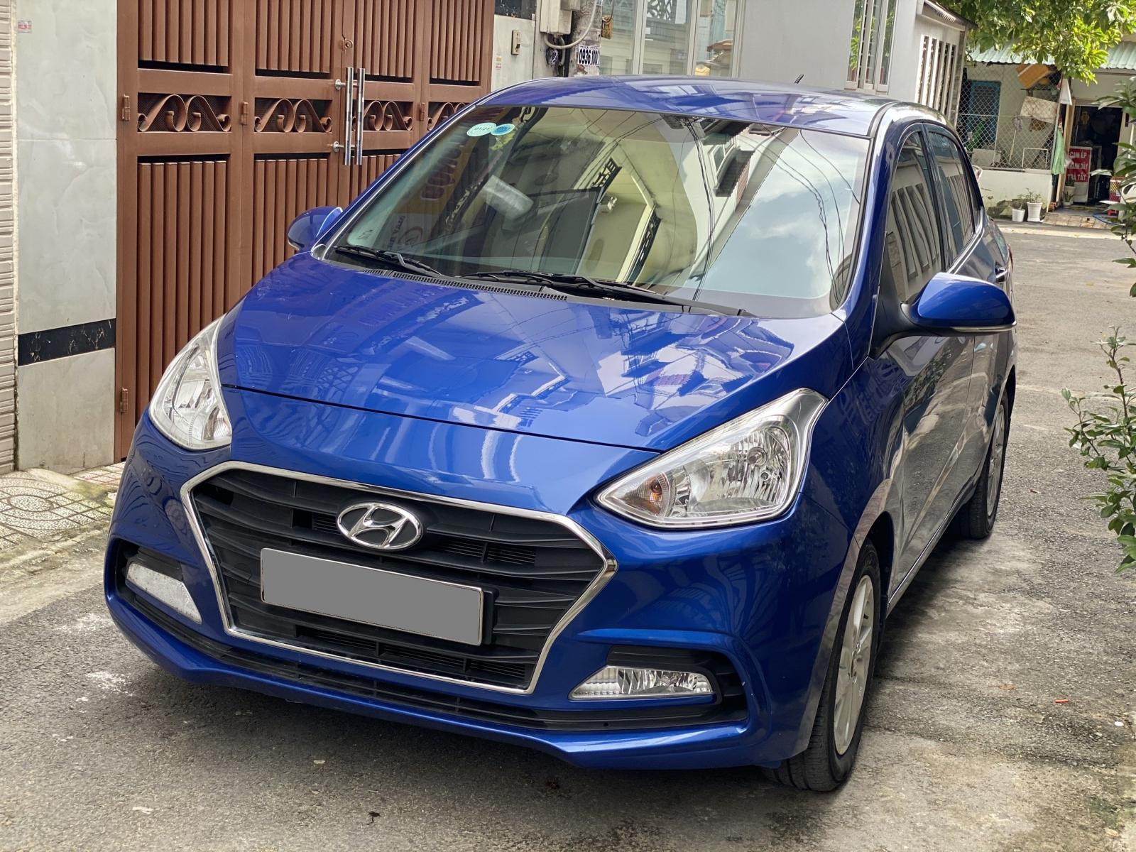 Hyundai Grand i10 2019 - Bạn Hyundai I10 2019 tự động màu xanh bản full rất mới