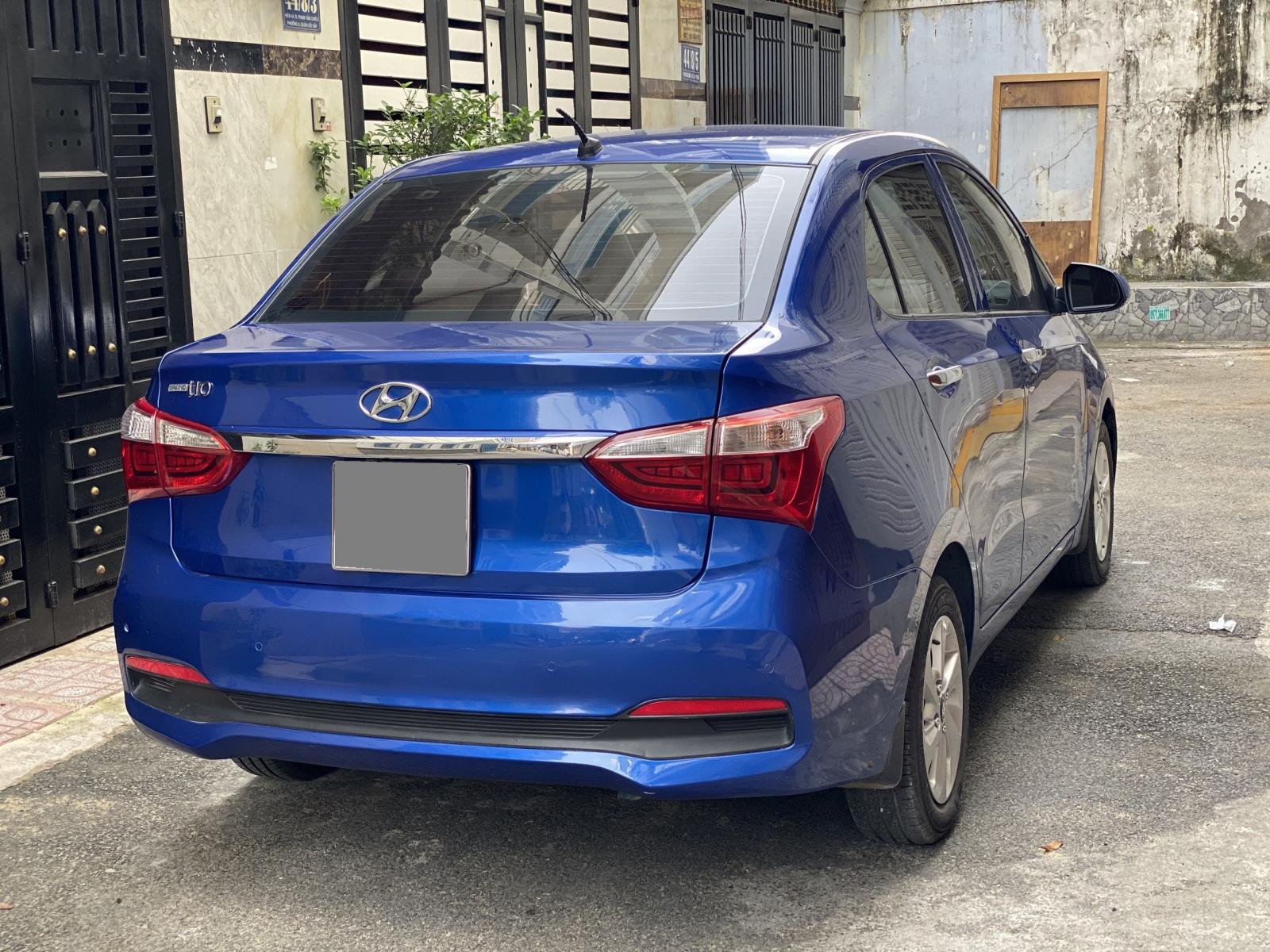 Hyundai Grand i10 2019 - Bạn Hyundai I10 2019 tự động màu xanh bản full rất mới