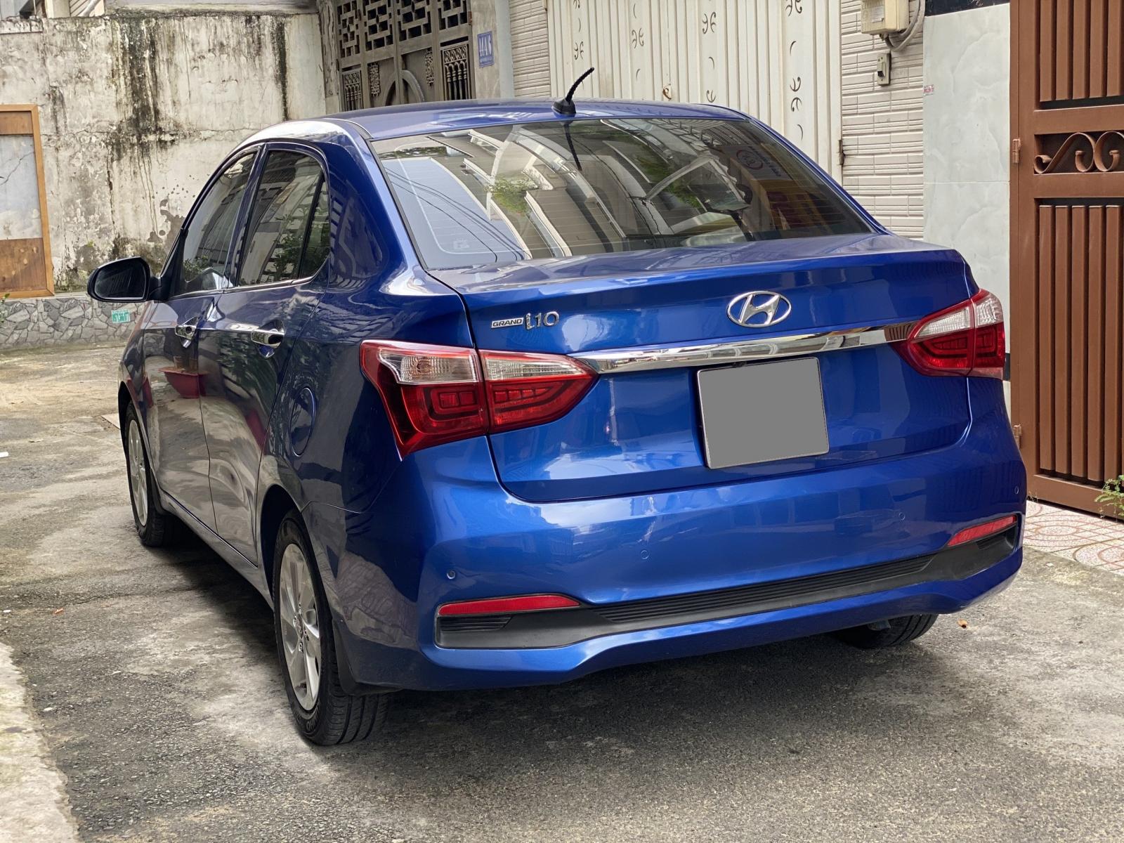 Hyundai Grand i10 2019 - Bạn Hyundai I10 2019 tự động màu xanh bản full rất mới