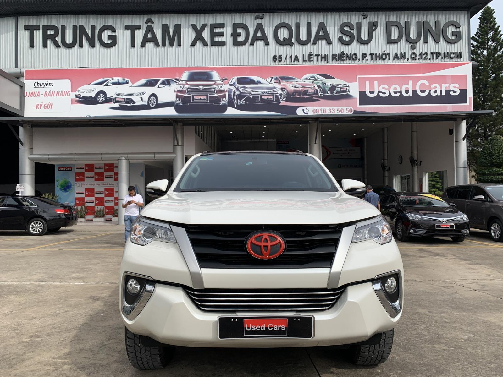 Toyota Fortuner 2.4G 2017 - Bán xe Toyota Fortuner 2.4G năm 2017, màu trắng, xe nhập