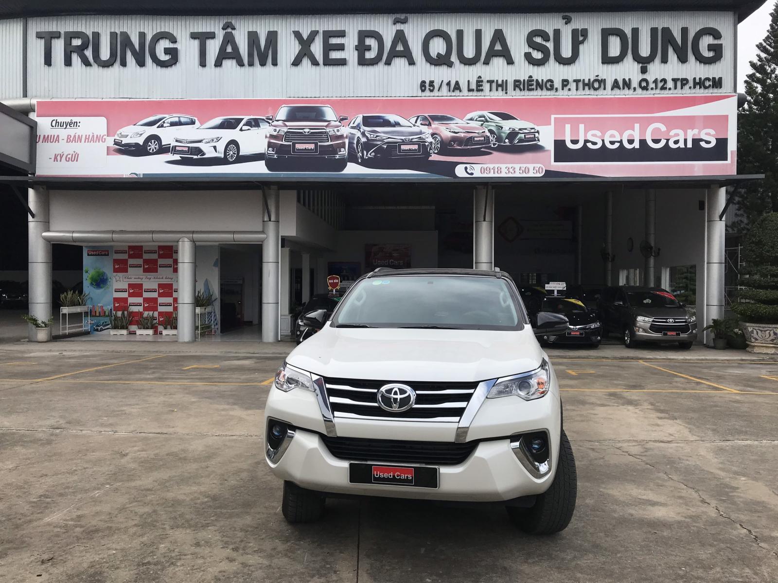 Toyota Fortuner G AT 2020 - Cần bán xe Toyota Fortuner G AT năm 2020, màu trắng lướt 3600km chất như mới