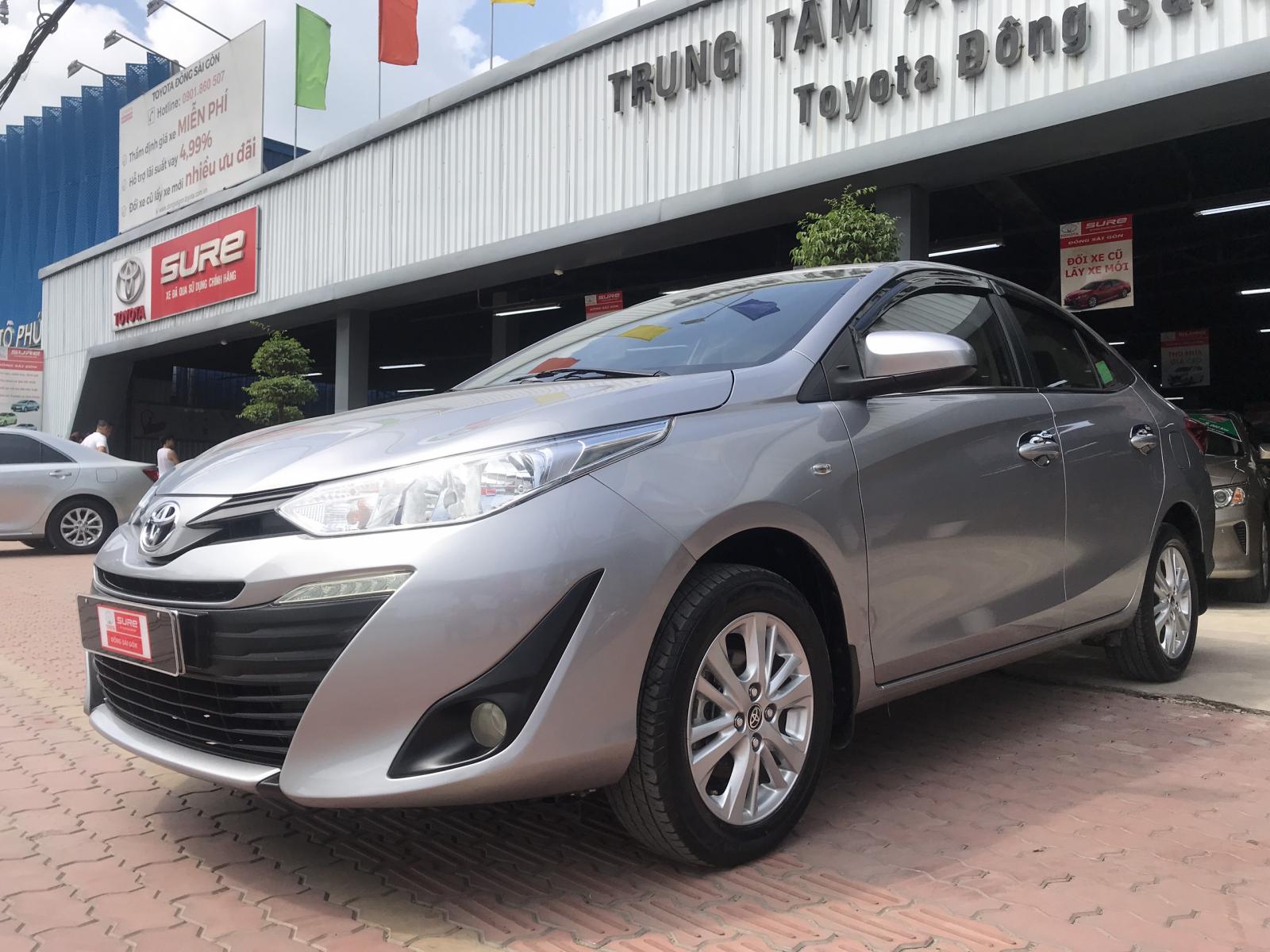 Toyota Vios 2019 - Xe Toyota Vios E MT 2019, màu bạc, biển SG, xe đẹp như mới - giá cực mềm
