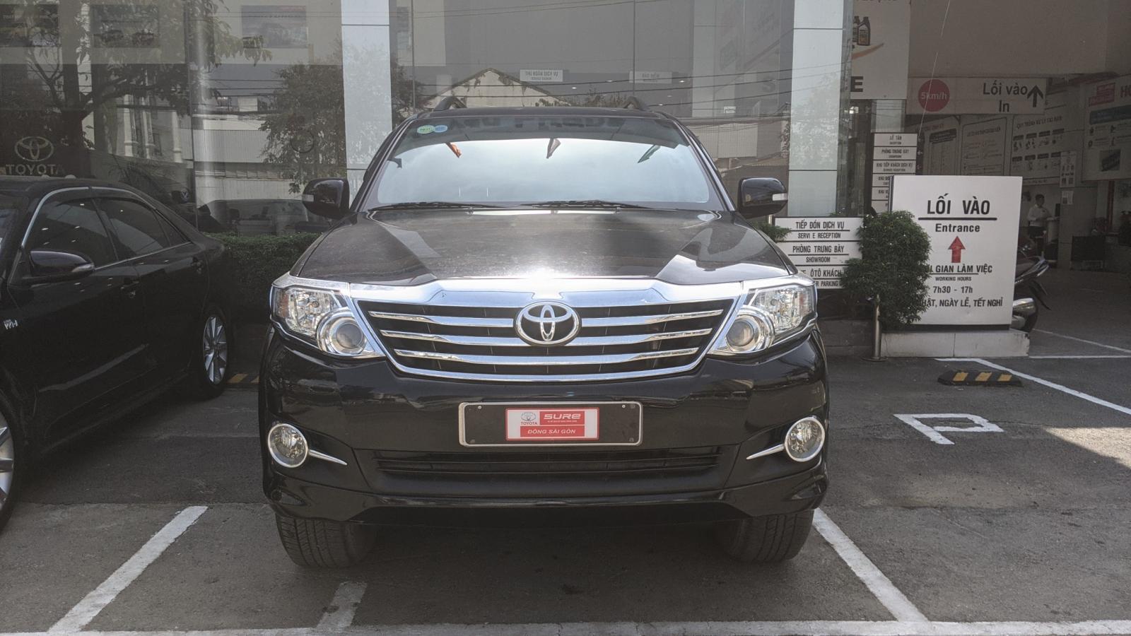 Toyota Fortuner 2.7V 2016 - Xe Toyota Fortuner 2.7V sản xuất 2016 màu đen cục chất mới đi 58000km giá cực tốt