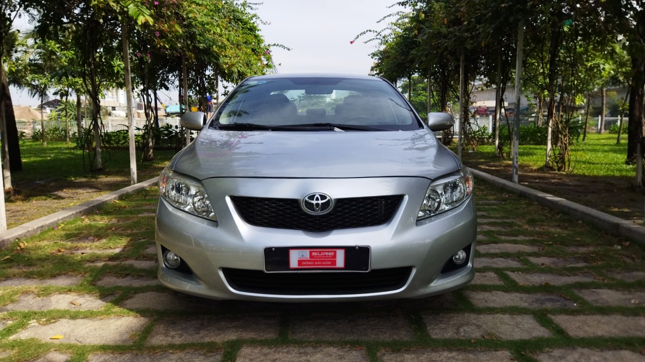 Toyota Corolla altis 2010 - Cần bán lại xe Toyota Corolla altis 2.0V đời 2010, màu bạc, biển SG 4 số - chuẩn chỉ 144.000km