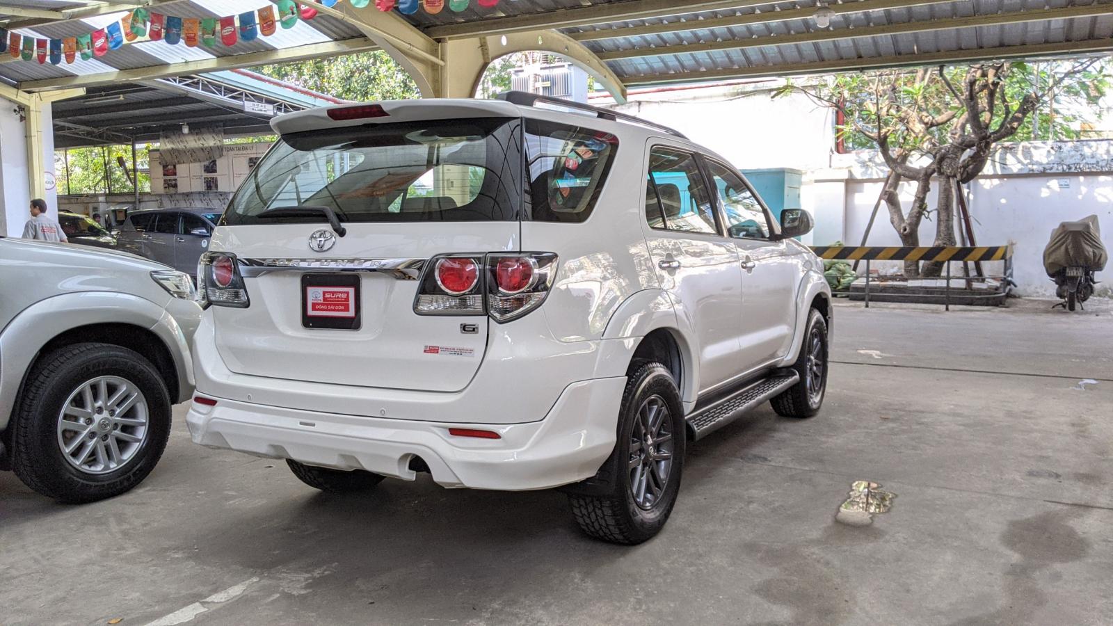 Toyota Fortuner 2.4G 2016 - Cần bán lại xe Toyota Fortuner 2.4G sản xuất 2016, màu trắng