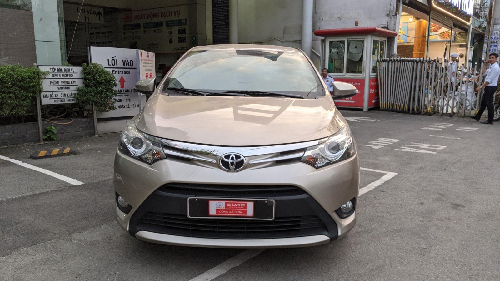 Toyota Vios 2018 - Cần bán lại xe Toyota Vios 1.5G năm 2018, màu nâu vàng, biển SG siêu chất, chuẩn chỉ 30.000km