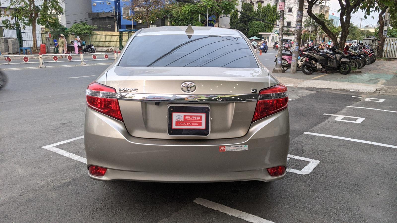 Toyota Vios 2018 - Cần bán lại xe Toyota Vios 1.5G năm 2018, màu nâu vàng, biển SG siêu chất, chuẩn chỉ 30.000km