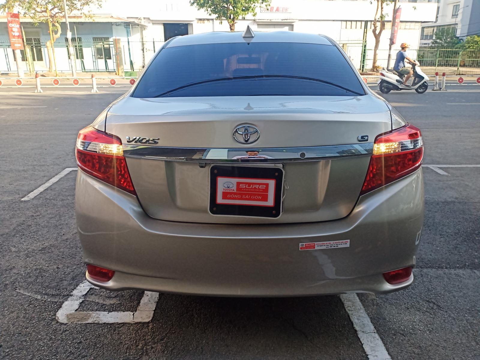 Toyota Vios 1.5G 2016 - Cần bán xe Toyota Vios 1.5G năm 2016, màu vàng