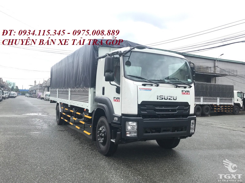 Xe tải 5 tấn - dưới 10 tấn FVR34UE4 2021 - Xe tải Isuzu FVR34U thùng dài 9m6 - giá xe tải Isuzu 7.5 tấn