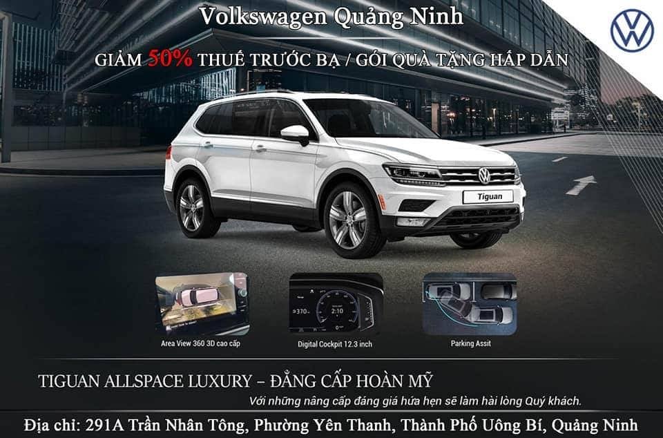 Volkswagen Tiguan 2019 - Volkswagen Tiguan Luxury nhập khẩu nguyên chiếc màu cam tặng quà khủng