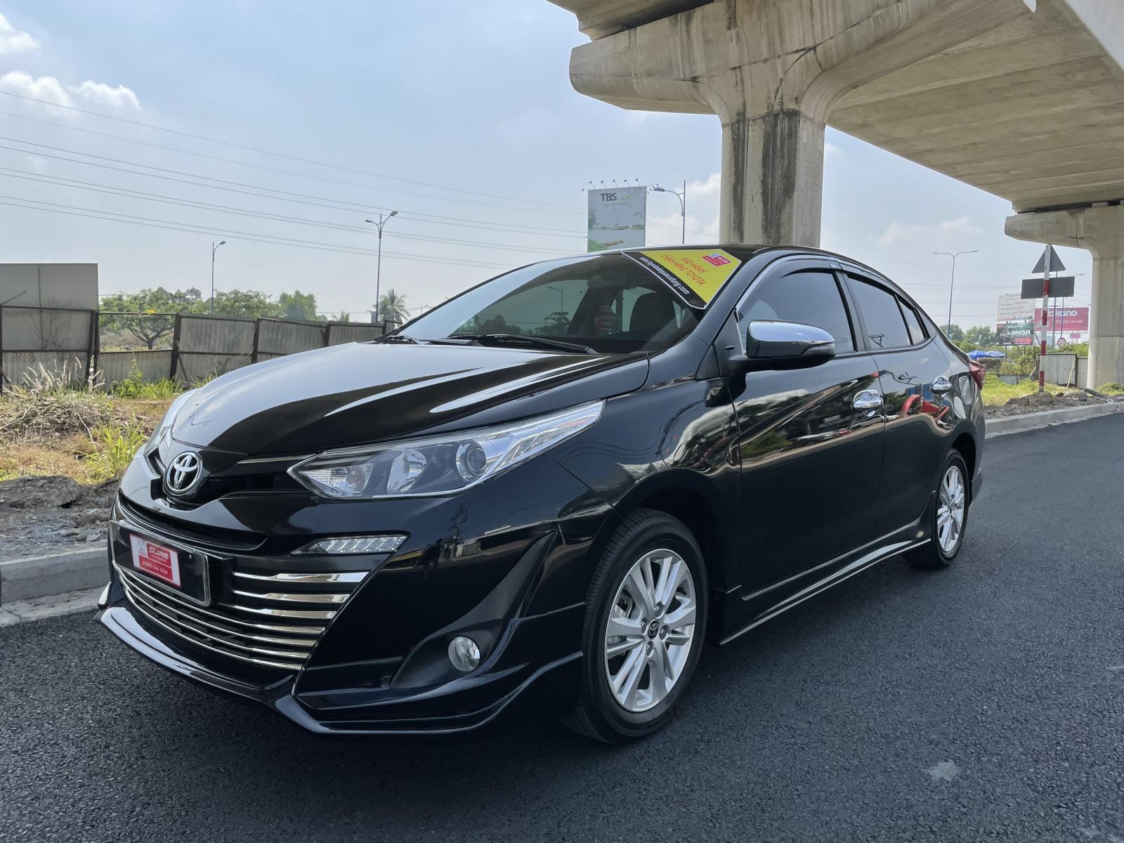 Toyota Vios 1.5G 2019 - Bán ô tô Toyota Vios 1.5G đời 2019, màu đen, trang bị full option cực chất